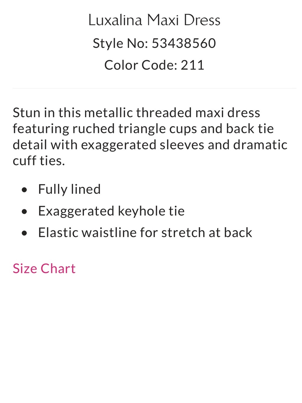 Free People Luxalina Metallic Maxi Retail $400 - Picture 4 of 9